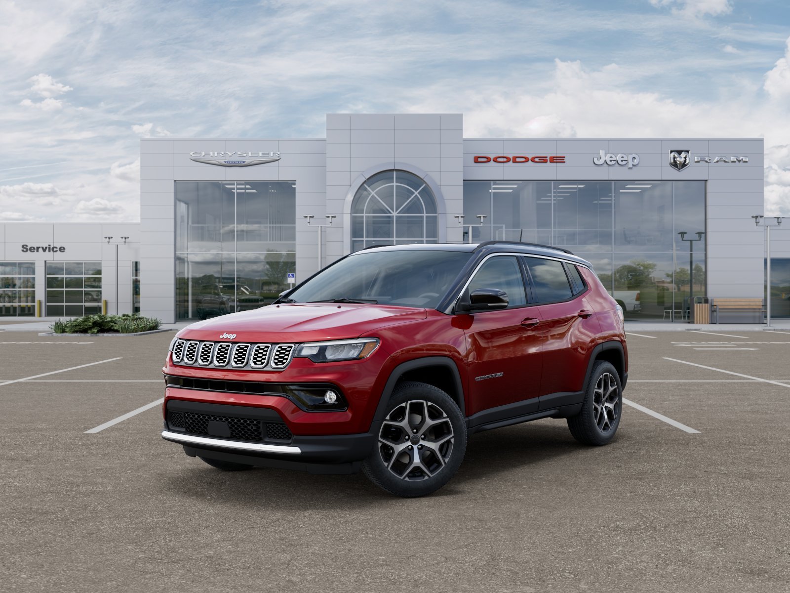 New 2026 Red Hot Pearlcoat Jeep Limited image 1