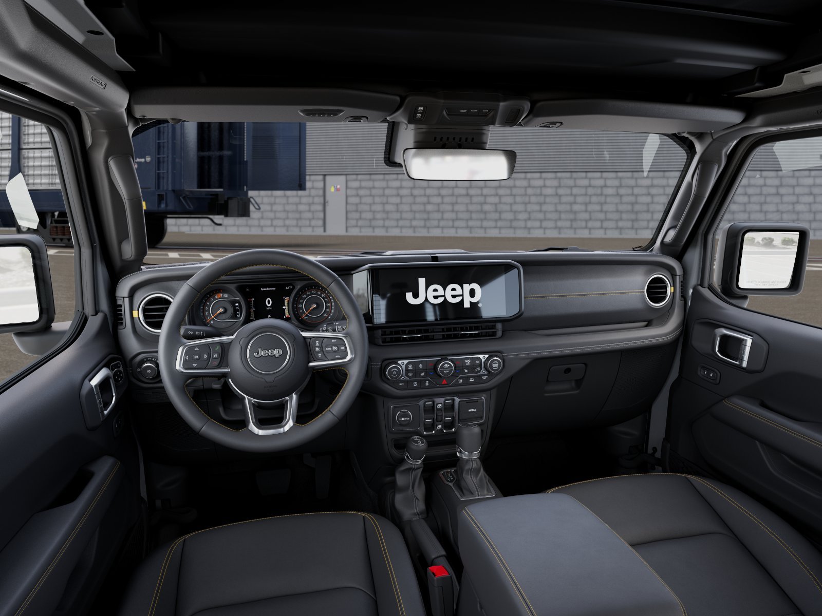 New 2026 Bright White Clear-Coat Exterior Paint Jeep Sahara image 8