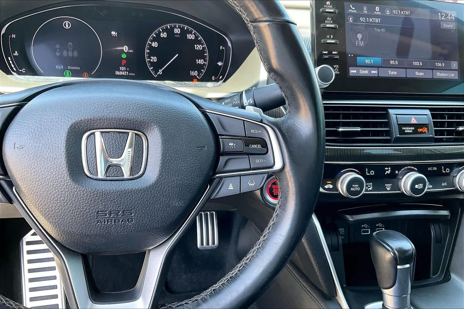 Used 2021 Platinum White Pearl Honda Sport SE image 24