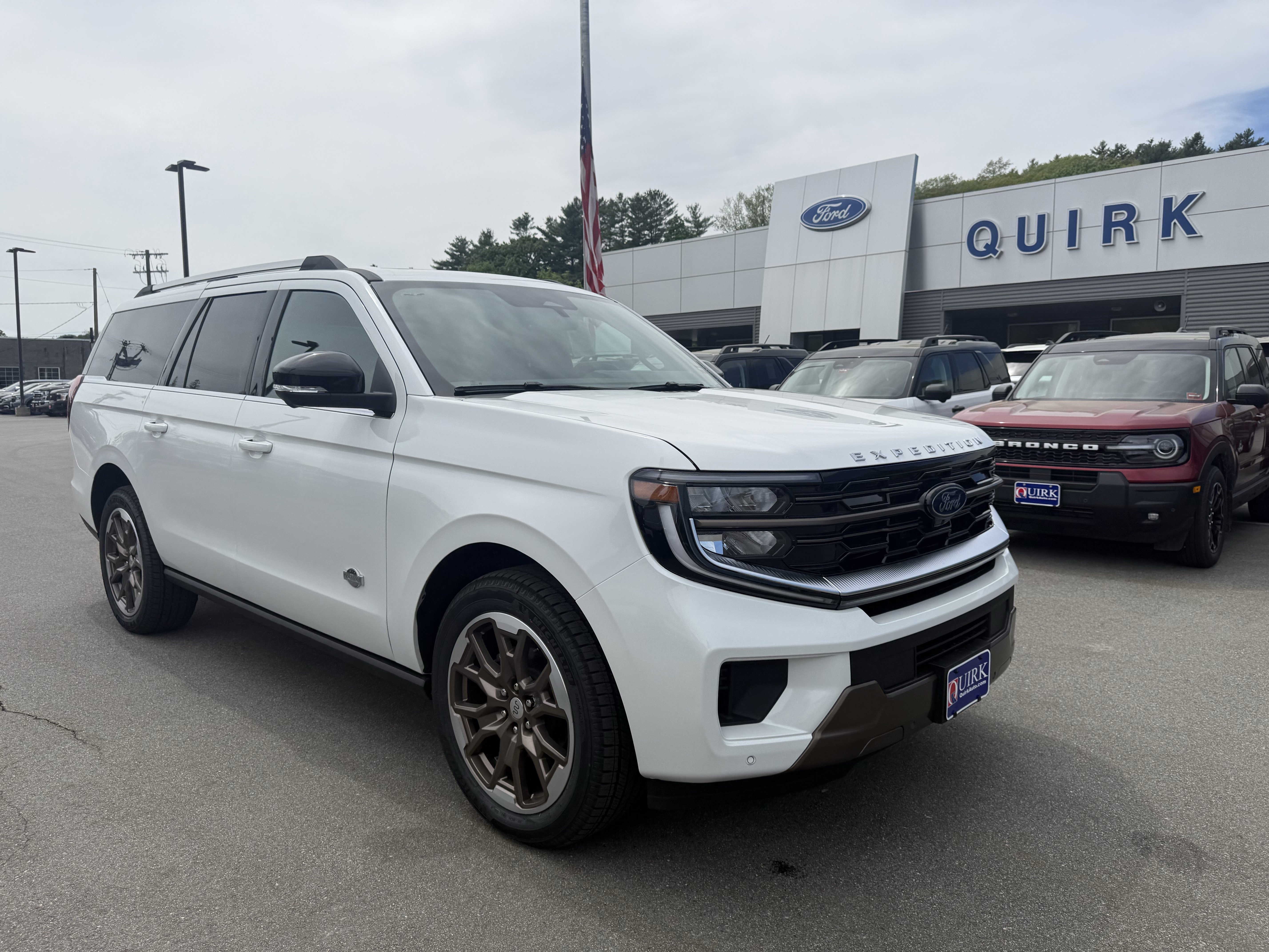 New 2026 Star White Metallic Tri-Coat Ford MAX King Ranch® image 1