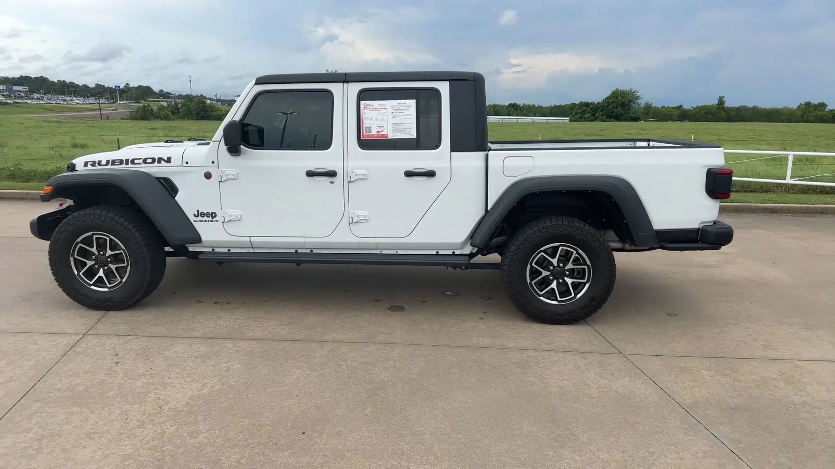 Used 2024 Bright White Clearcoat Jeep Rubicon image 6