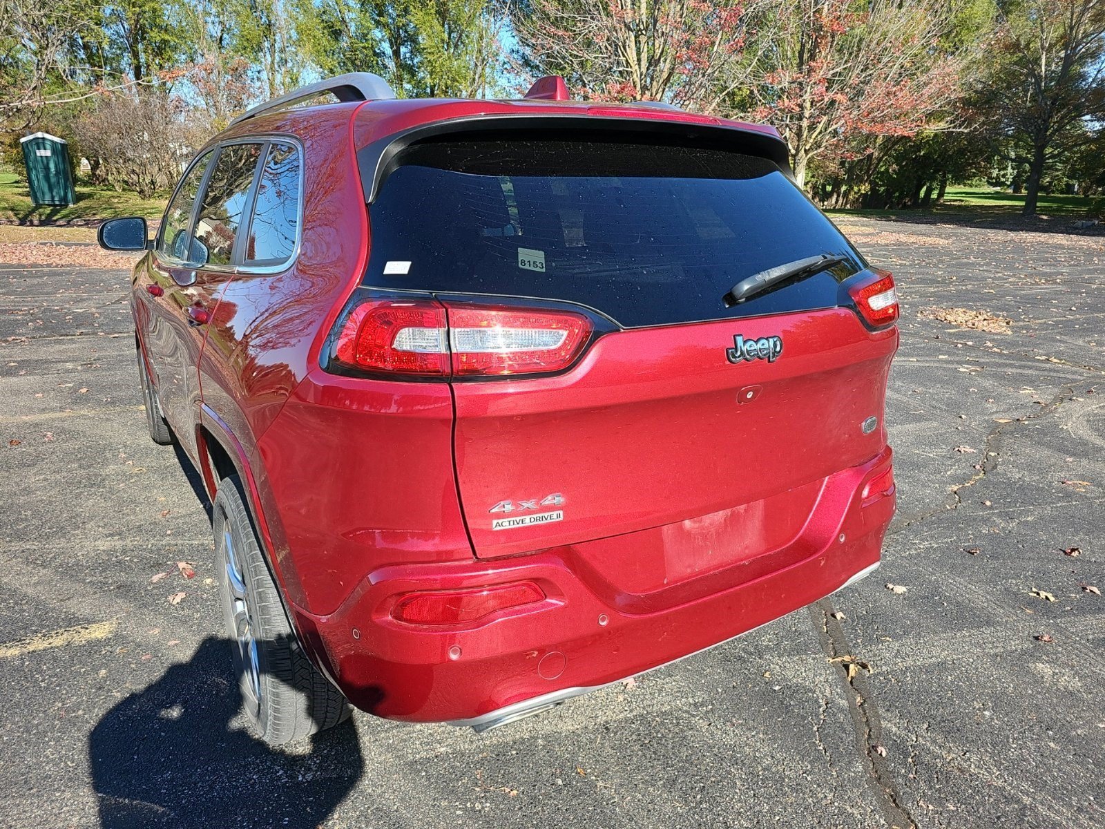 Used 2017 Deep Cherry Red Crystal Pearlcoat Jeep Overland image 3