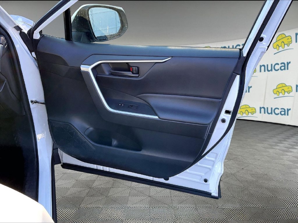Used 2021 Super White Toyota LE image 12