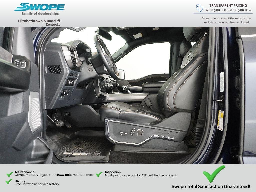 Used 2023 Antimatter Blue Metallic Ford Platinum image 12