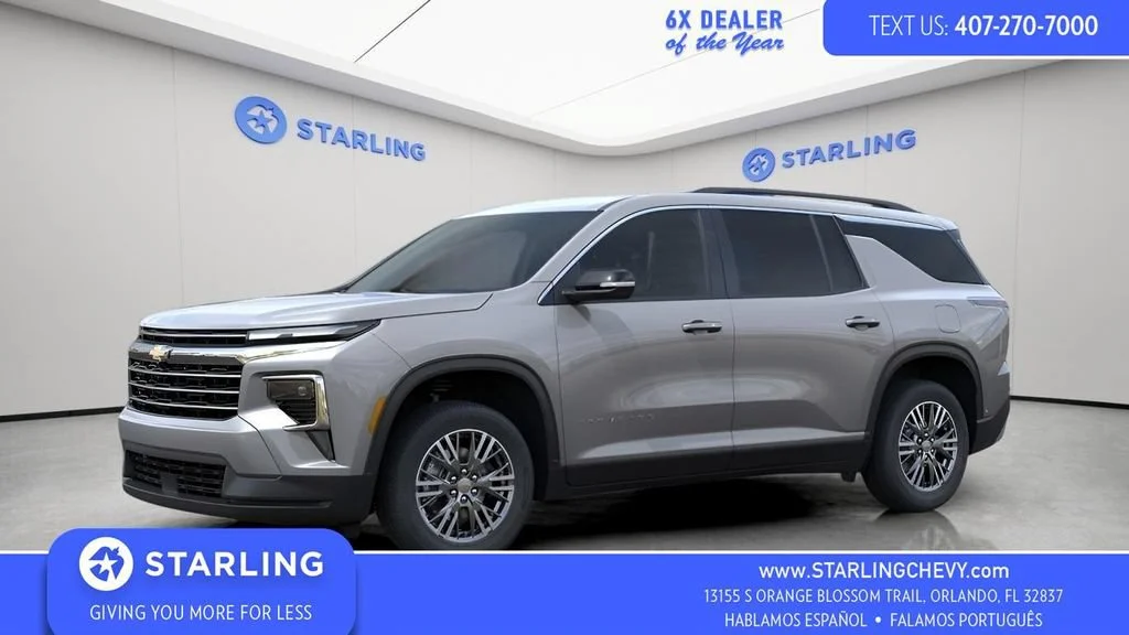 New 2026 Sterling Gray Metallic Chevrolet LT image 1