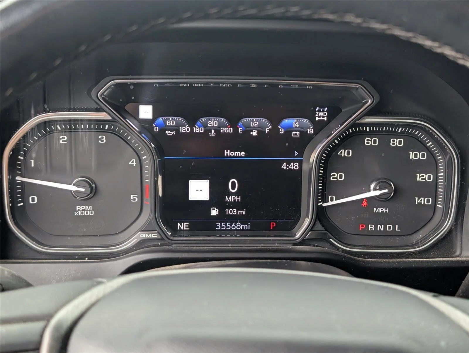 Used 2023 White Frost Tricoat GMC Denali image 24