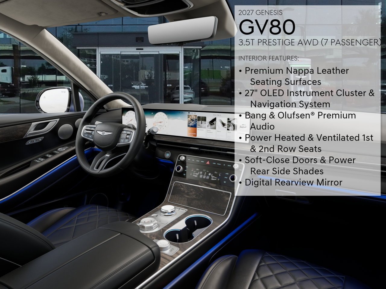 New 2027 Ceres Blue Matte Genesis 3.5T PRESTIGE image 17
