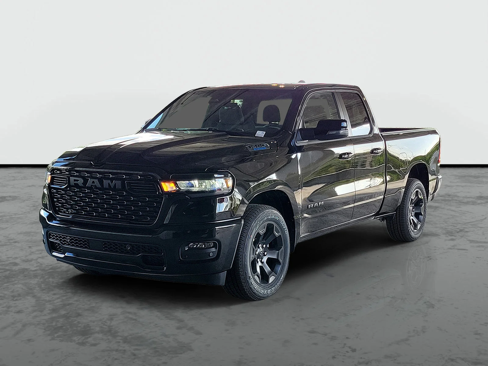 New 2026 Diamond Black Crystal Pearl-Coat Exterior Paint RAM Big Horn image 3
