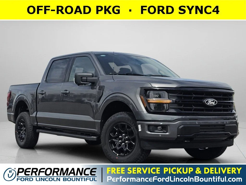 New 2026 Carbonized Gray Metallic Ford XLT image 1