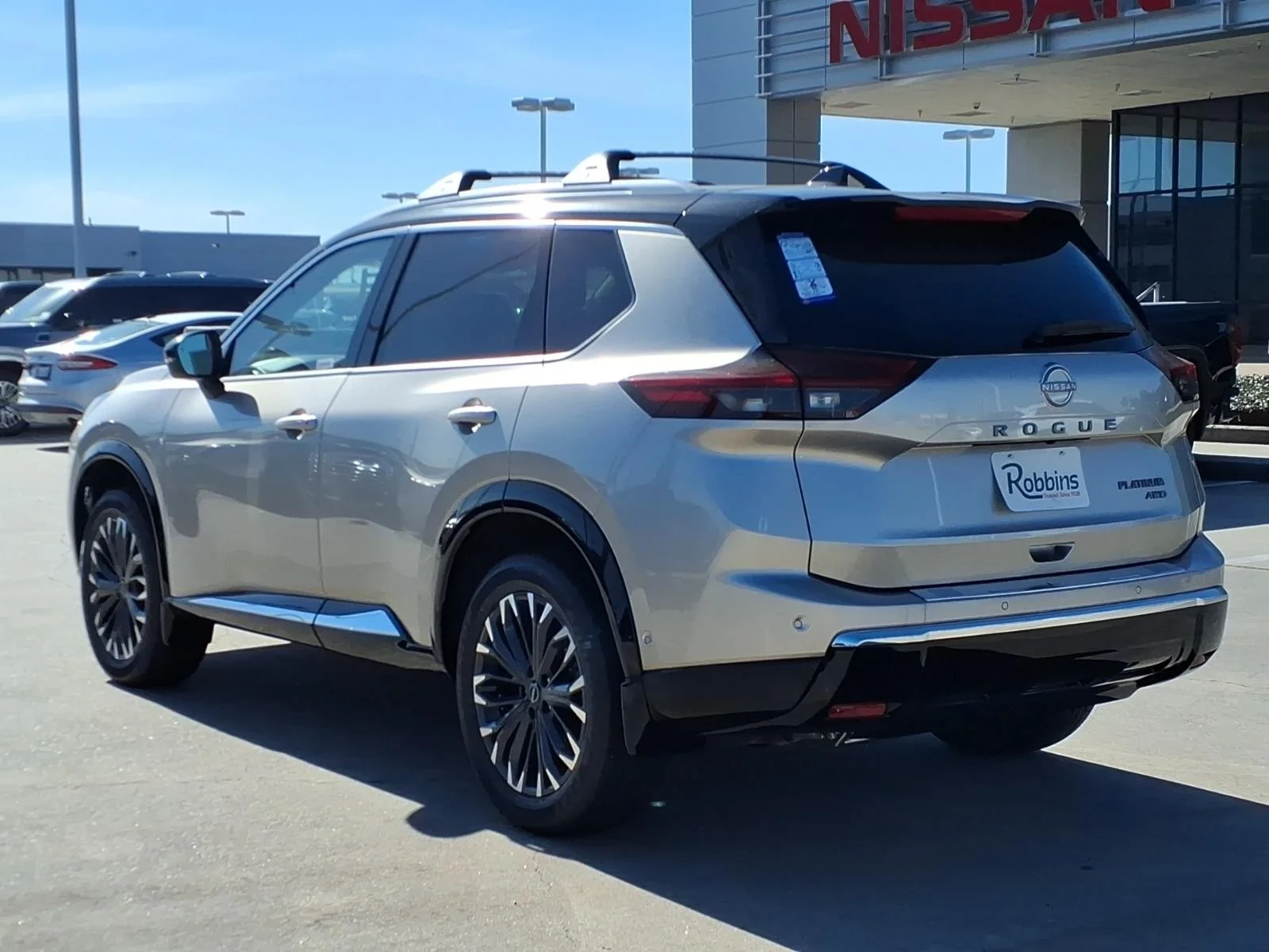2026 Nissan Rogue Platinum Silver at Robbins Nissan