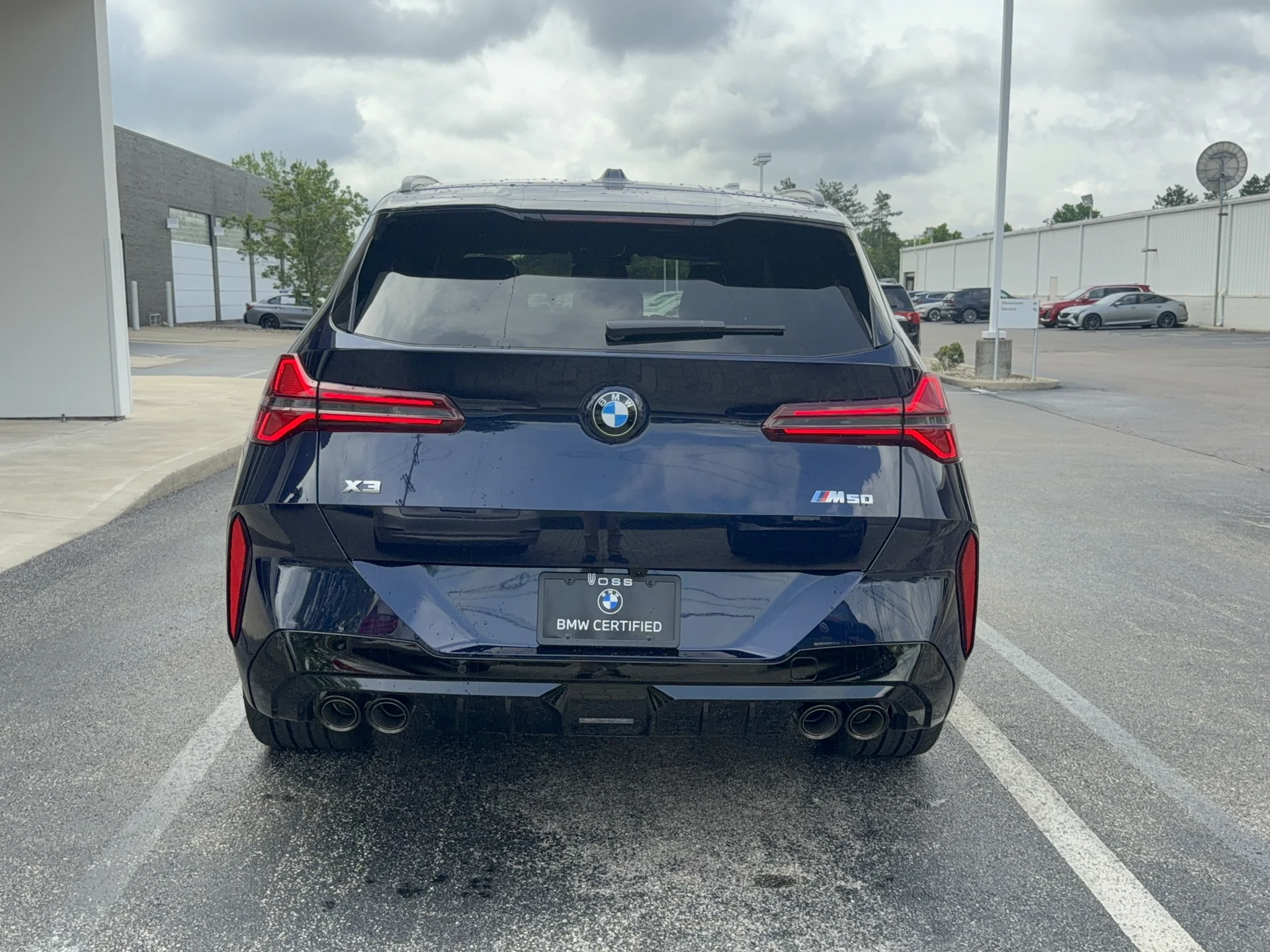 Certified Used 2026 BLUE BMW M50 xDrive image 4