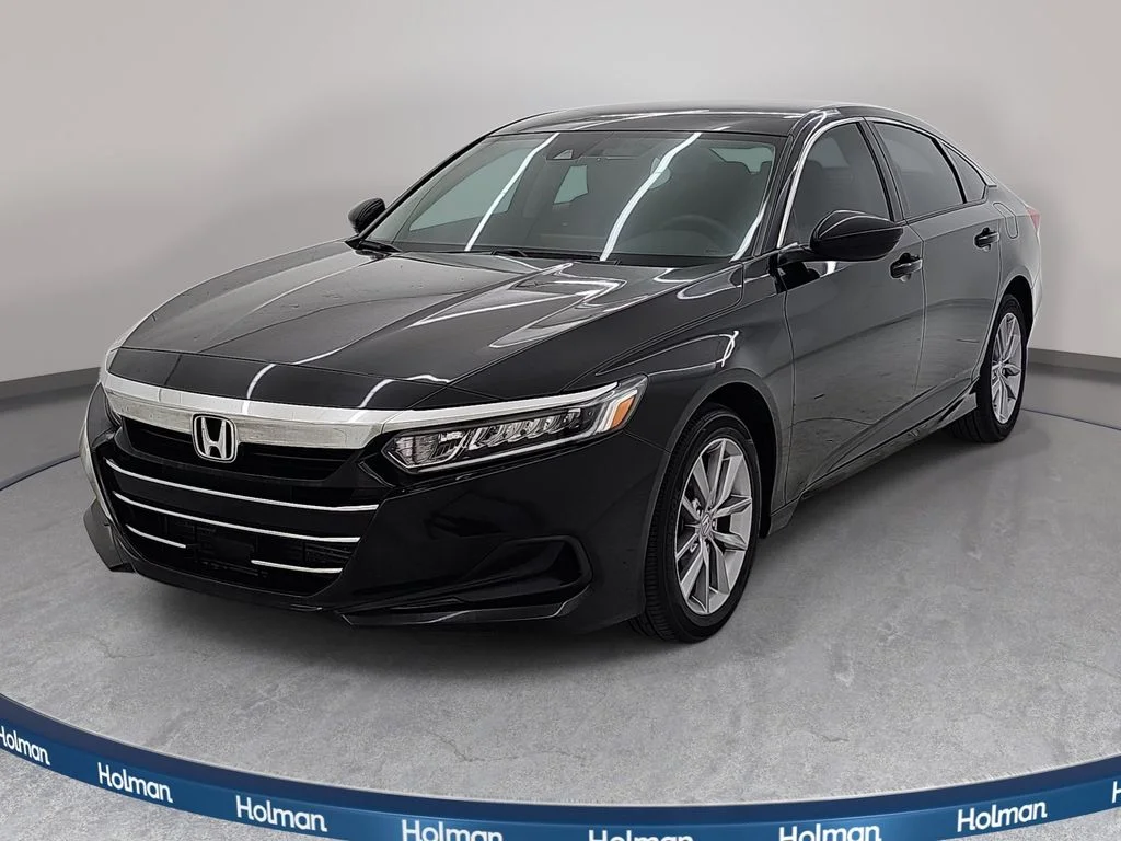 Certified Used 2022 Crystal Black Pearl Honda LX image 1