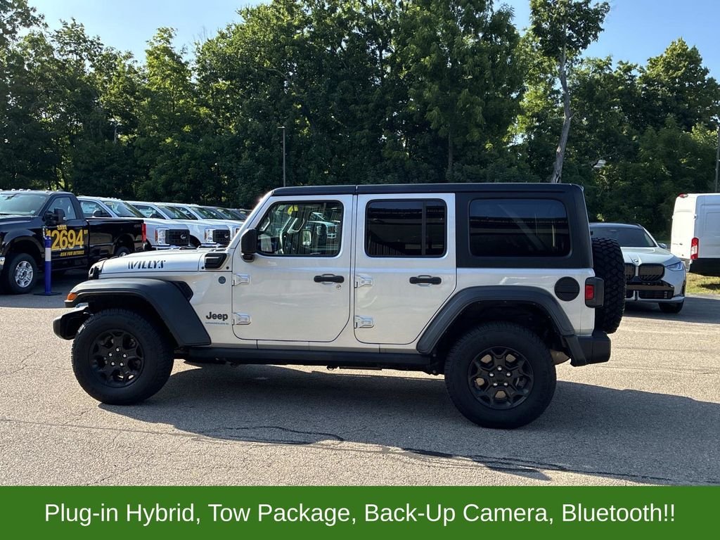Used 2023 Silver Jeep Willys 4xe image 4