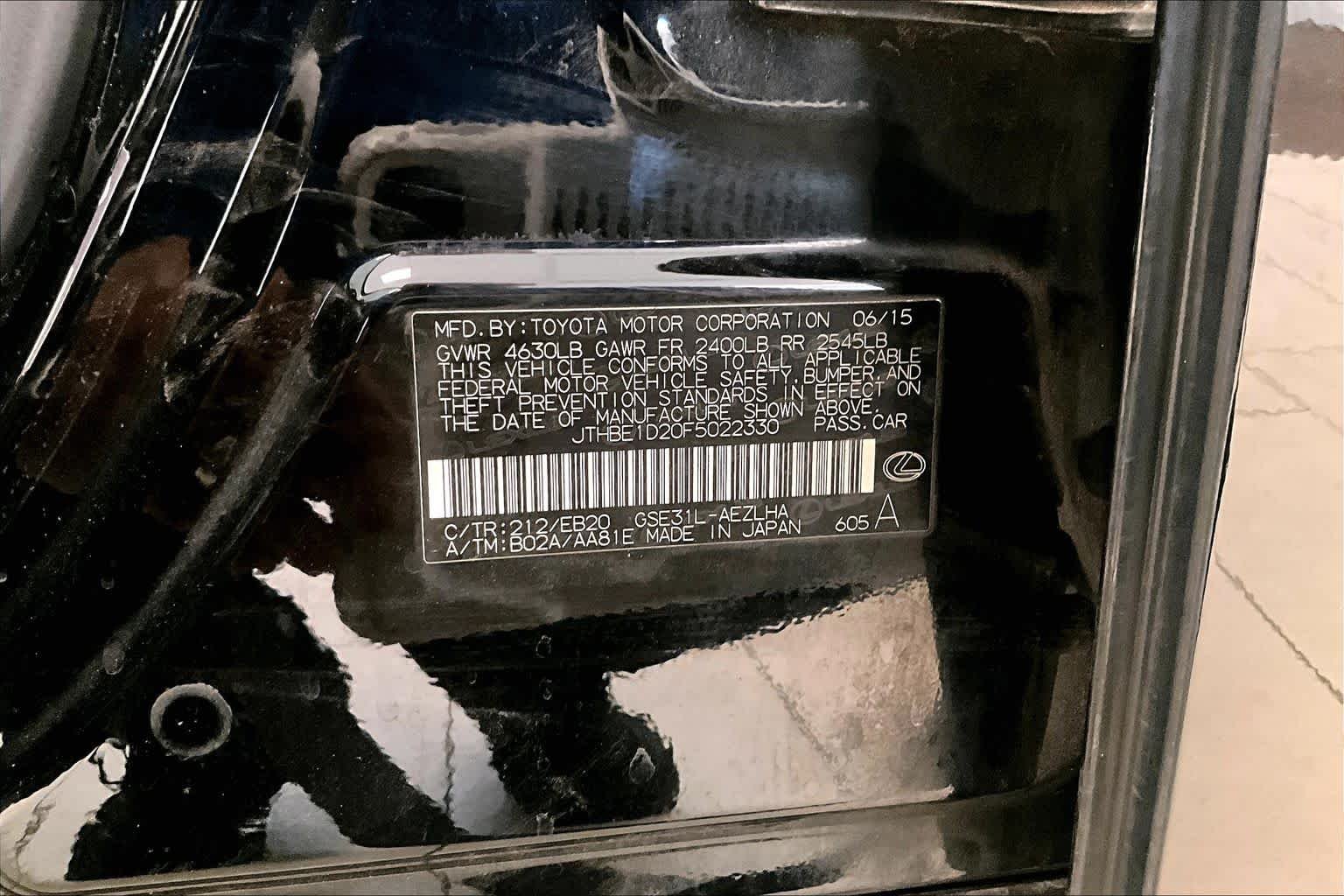 Used 2015 Obsidian Lexus  image 30