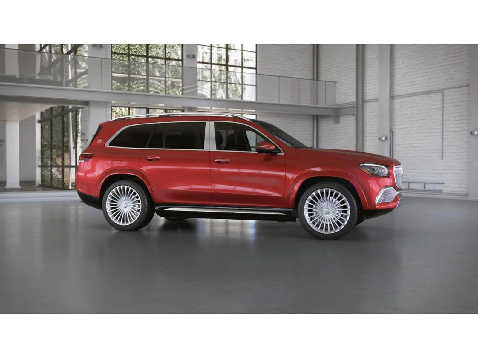 Used 2022 MANUFAKTUR Cardinal Red Metallic Mercedes-Benz Maybach GLS 600 image 14