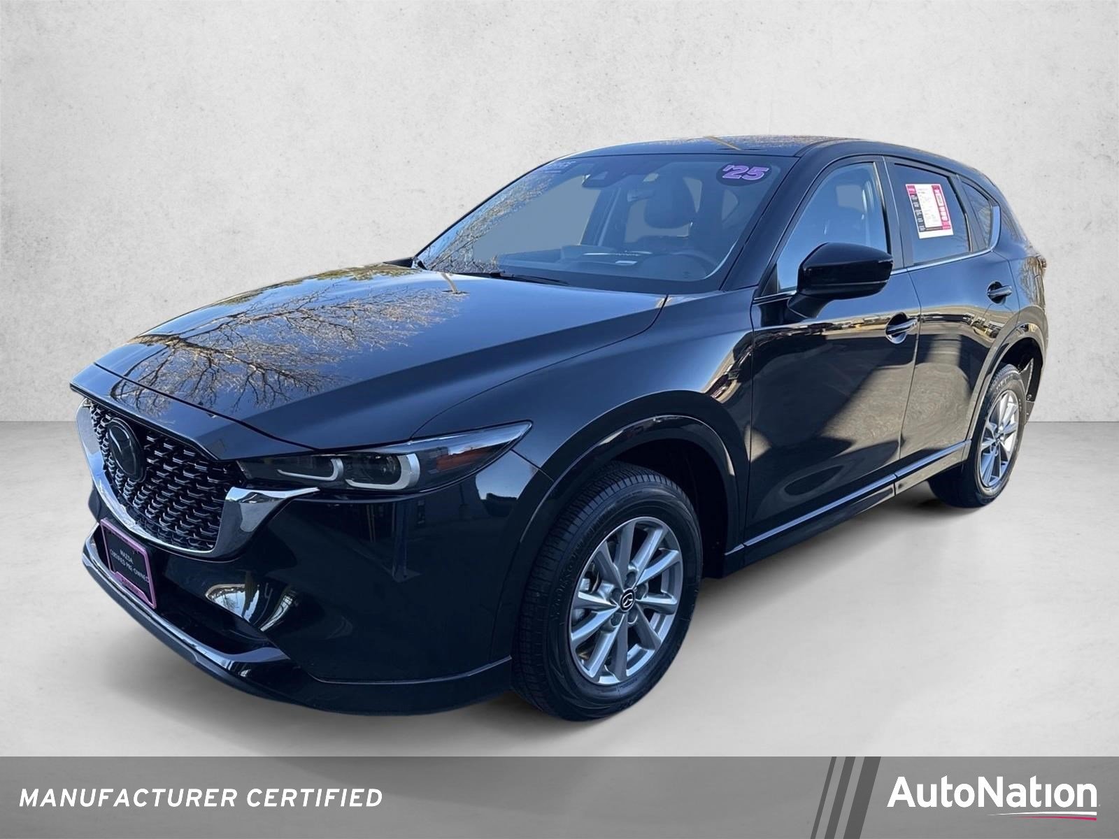 Certified Used 2025 Jet Black Mica Mazda 2.5 S Select Package image 1