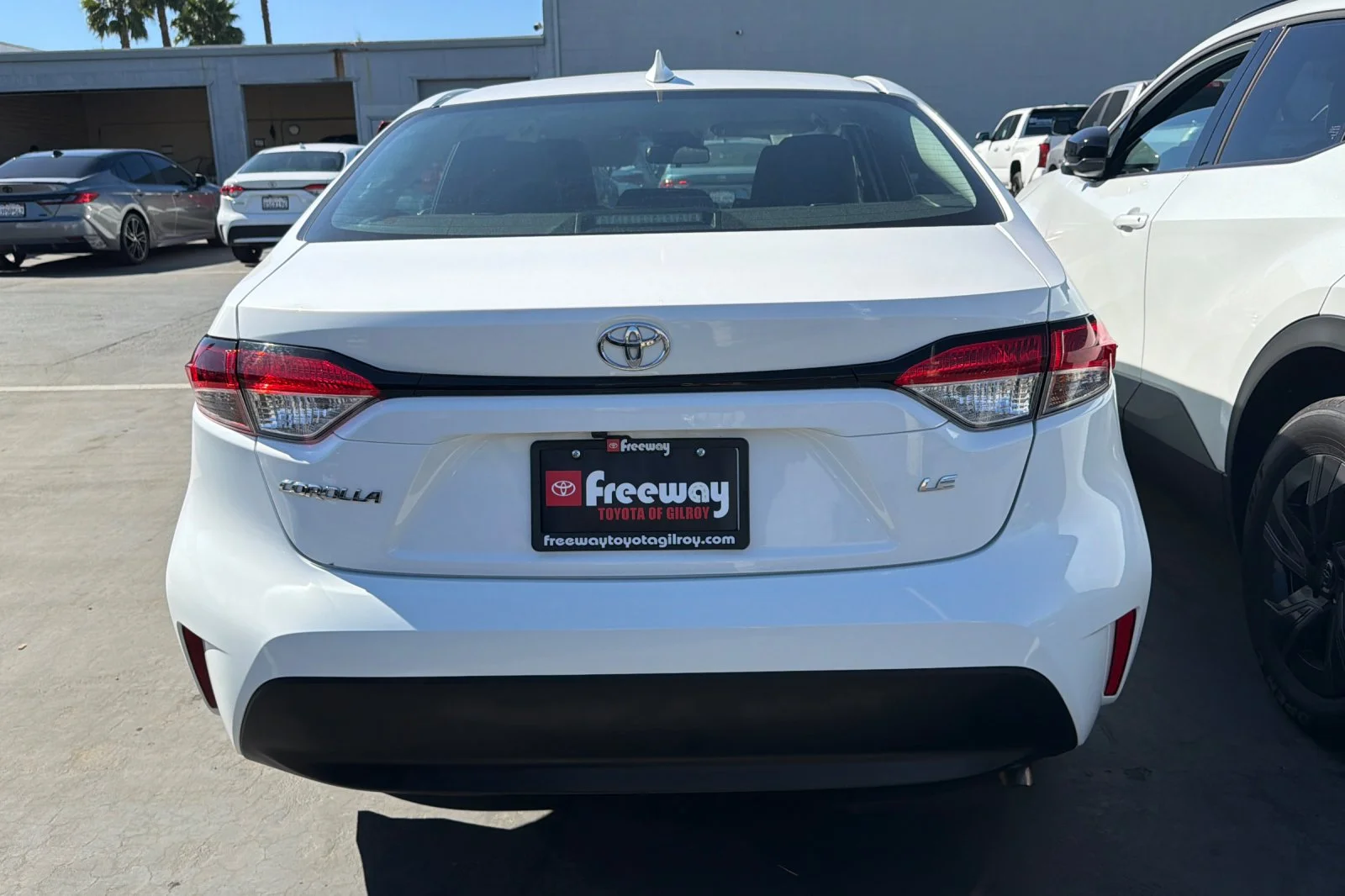 Used 2025 White Toyota LE image 6