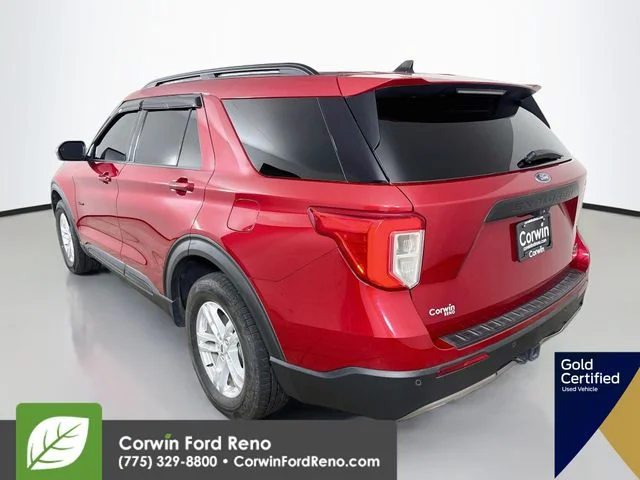 Certified Used 2022 Red Metallic Ford XLT image 6
