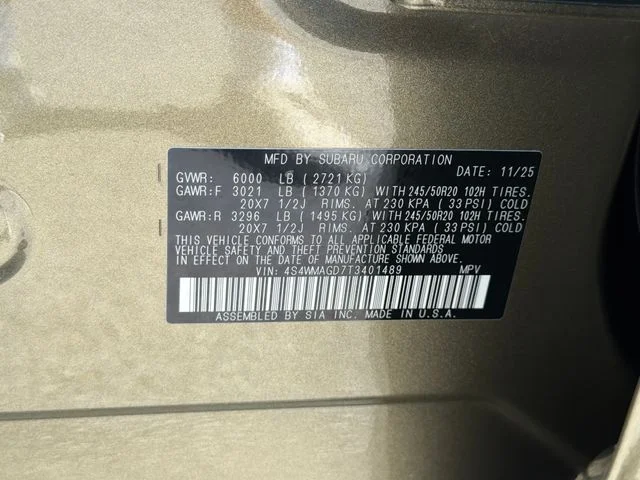Used 2026 Brown Subaru Limited image 30