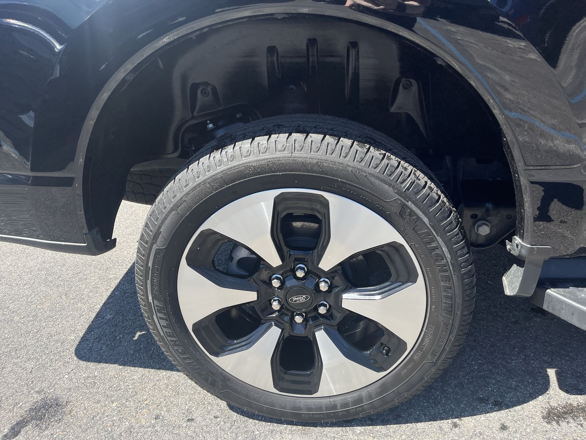 Certified 2025 Ford F-150 Lightning Platinum with VIN 1FT6W7L78SWG05989 for sale in Yarmouth, ME