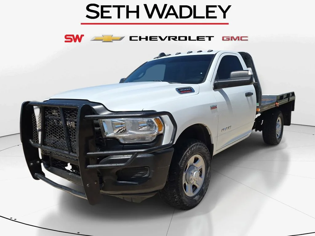 Used 2022 Bright White Clearcoat Ram Tradesman image 3