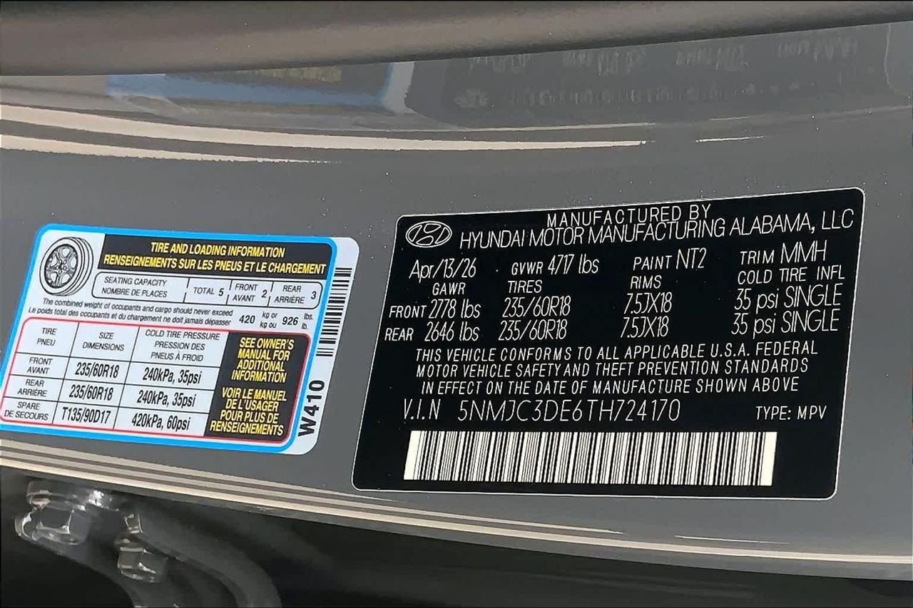 New 2026 Hampton Gray Hyundai SEL Premium FWD image 19