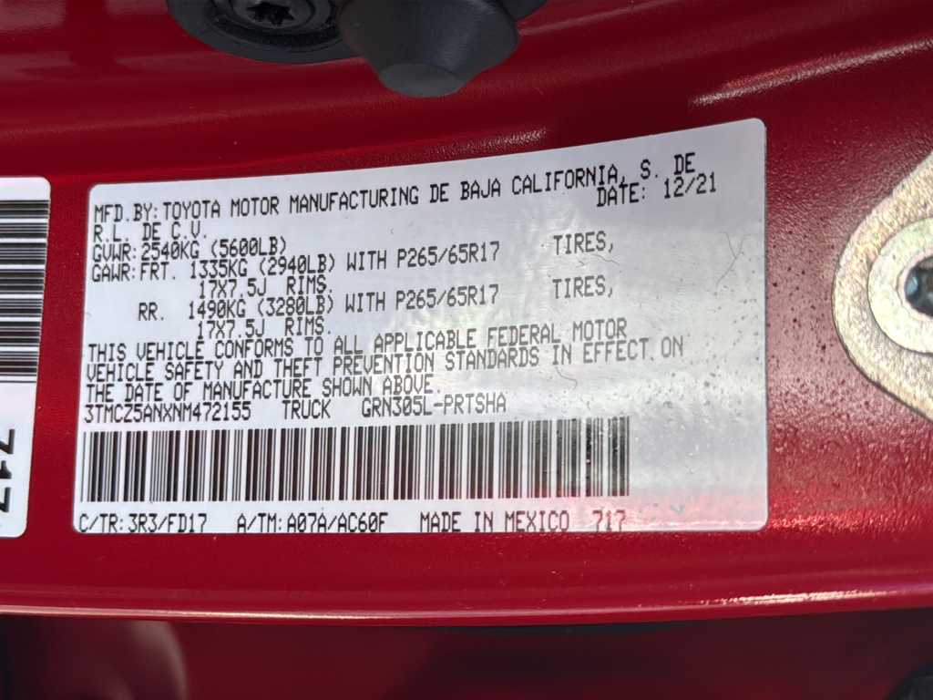 Used 2022 Red Toyota TRD Sport image 26