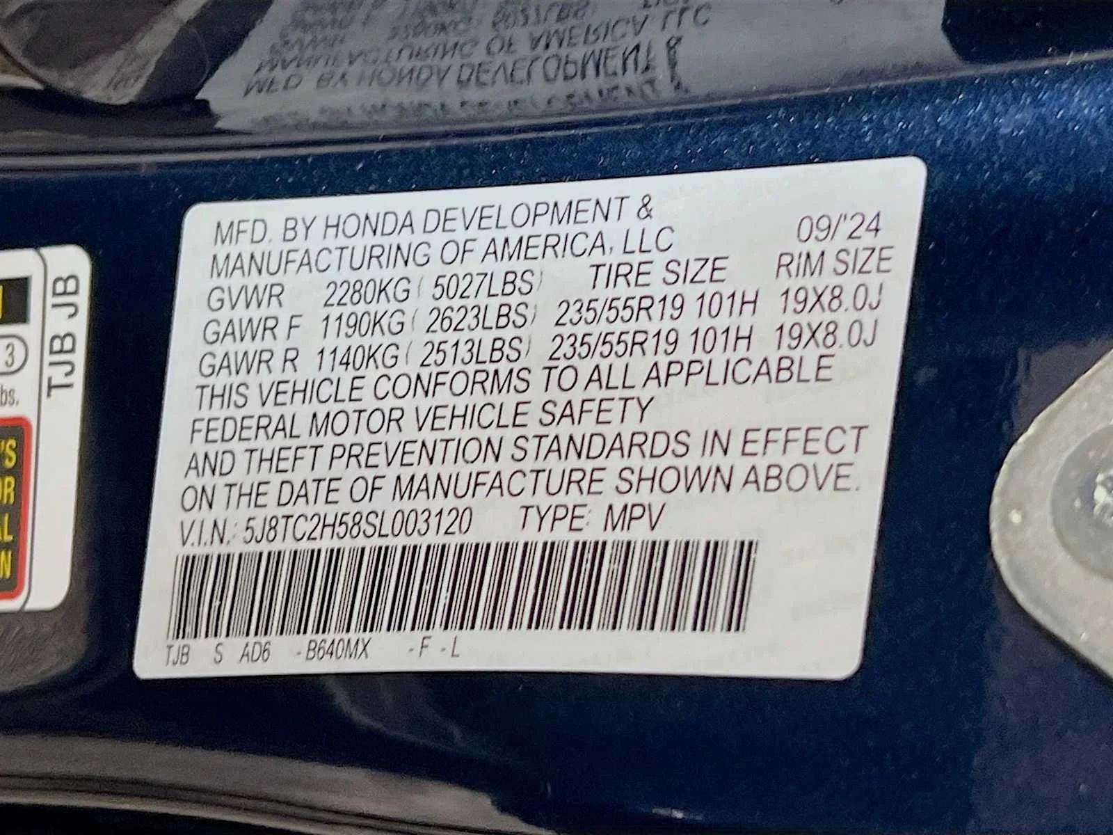 Used 2025 Canyon River Blue Metallic Acura w/Technology Package image 32