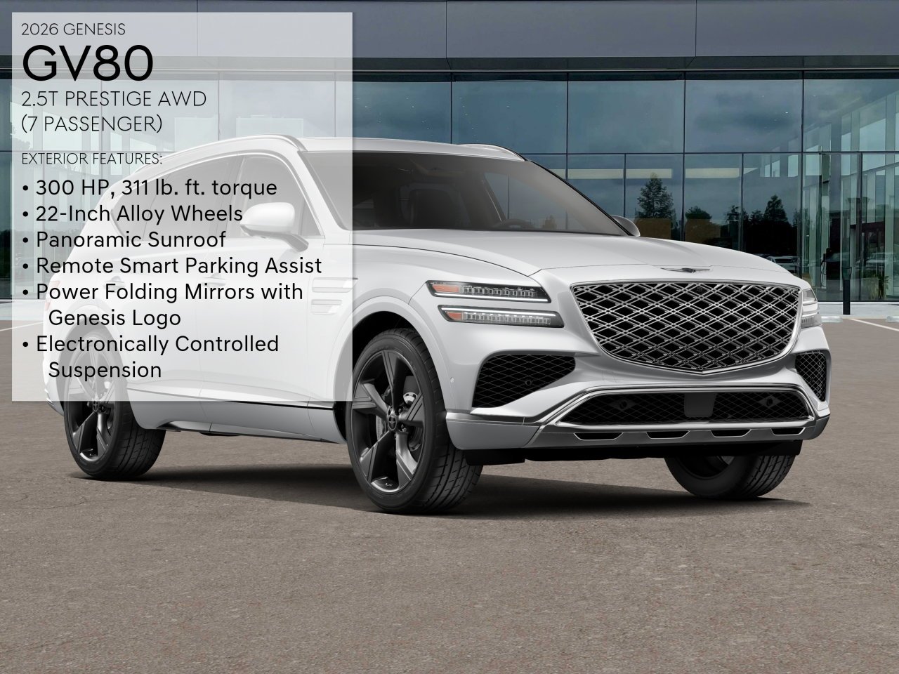 New 2026 Alta White Genesis 2.5T PRESTIGE image 3