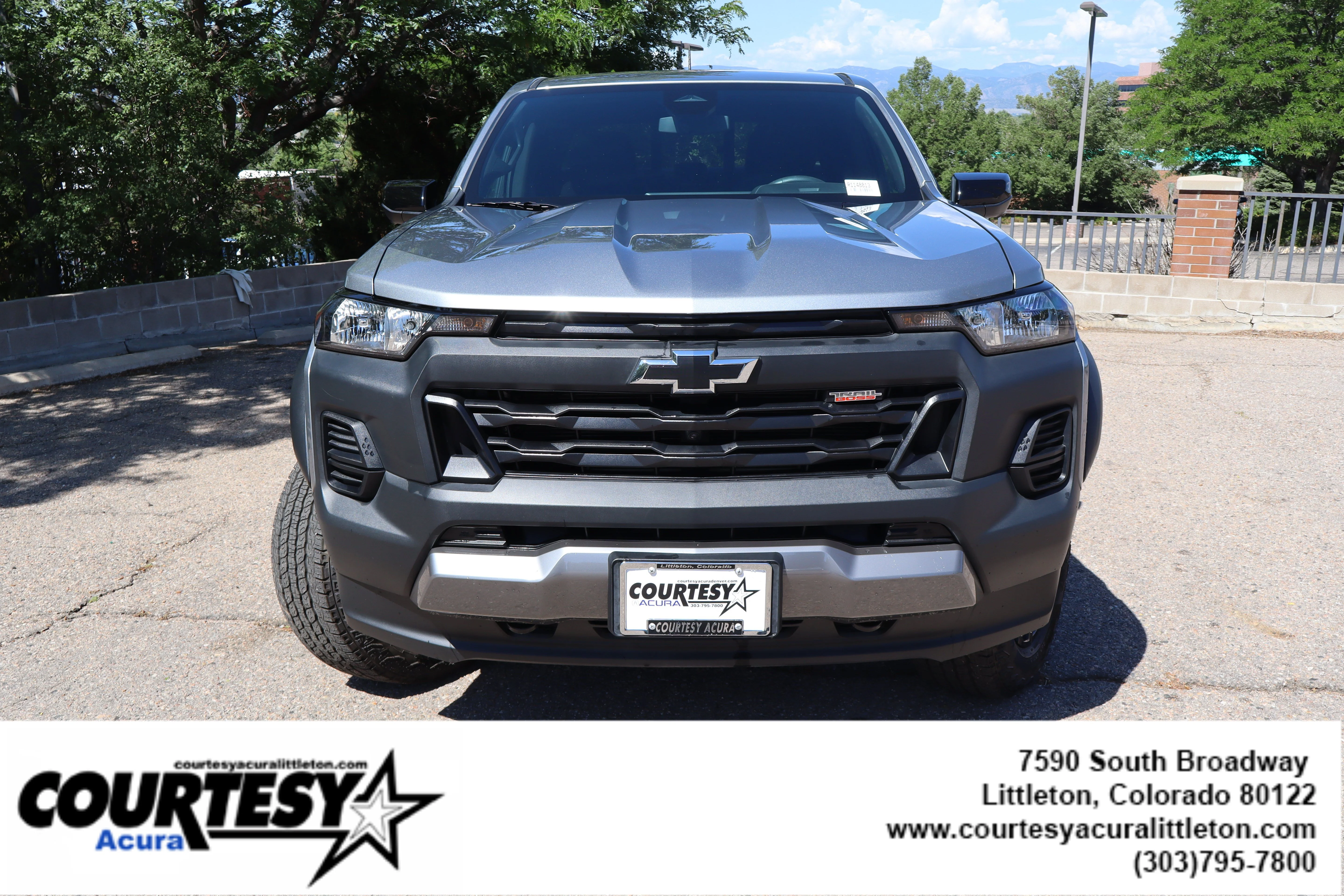 Used 2024 Sterling Gray Metallic Chevrolet 4WD Trail Boss image 2
