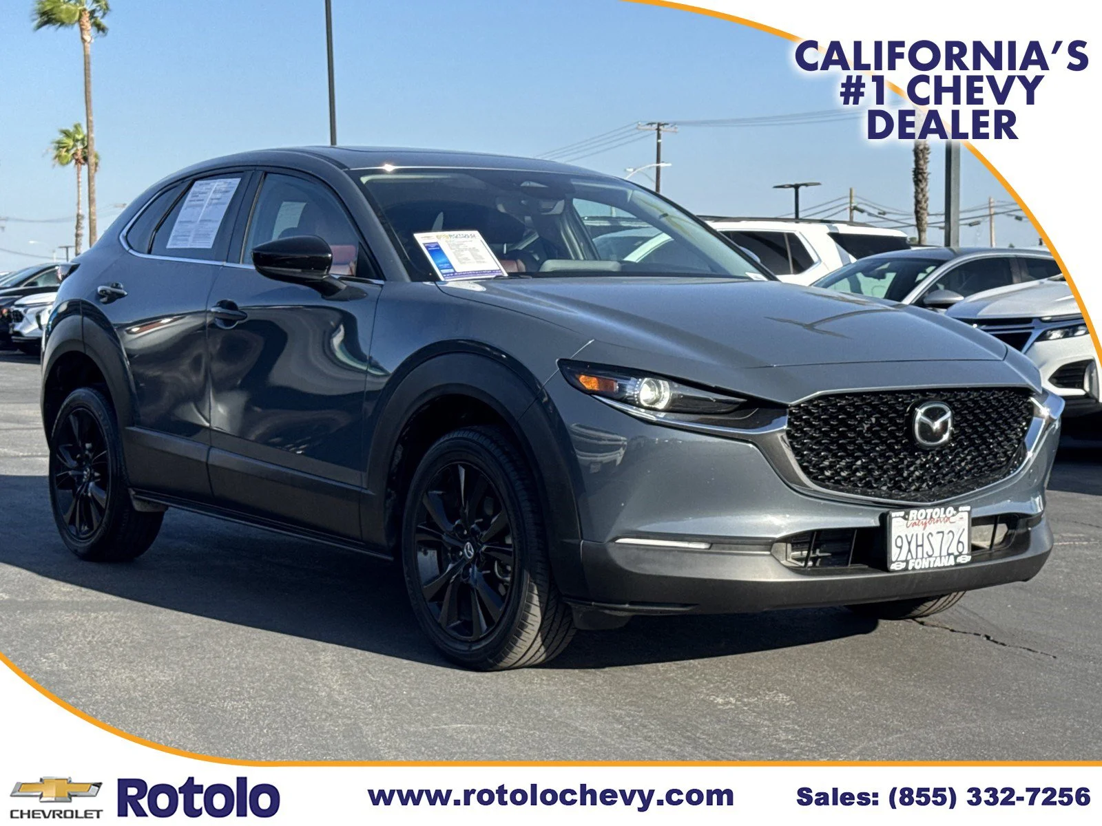 Used 2024 Polymetal Gray Metallic Mazda 2.5 S Carbon Edition image 1