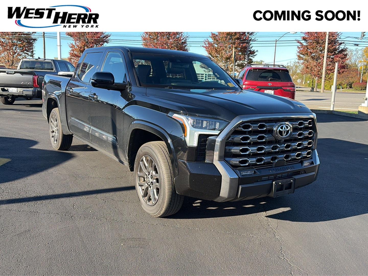 Used 2024 Midnight Black Metallic Toyota Platinum image 1