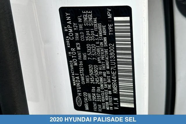Used 2020 White Hyundai SEL image 30