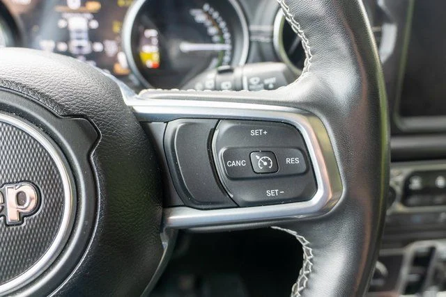 Used 2023 High Velocity Clearcoat Jeep Sahara 4xe image 25