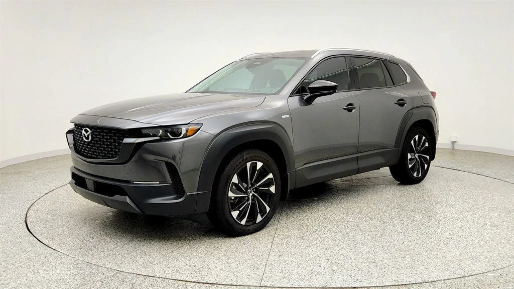 Used 2025 Machine Gray Metallic Mazda Premium Plus Package AWD image 1