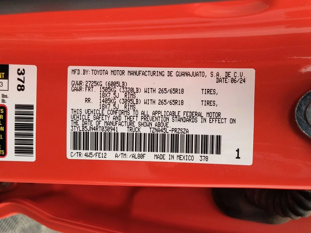 Used 2024 Solar Octane Toyota TRD Sport image 18
