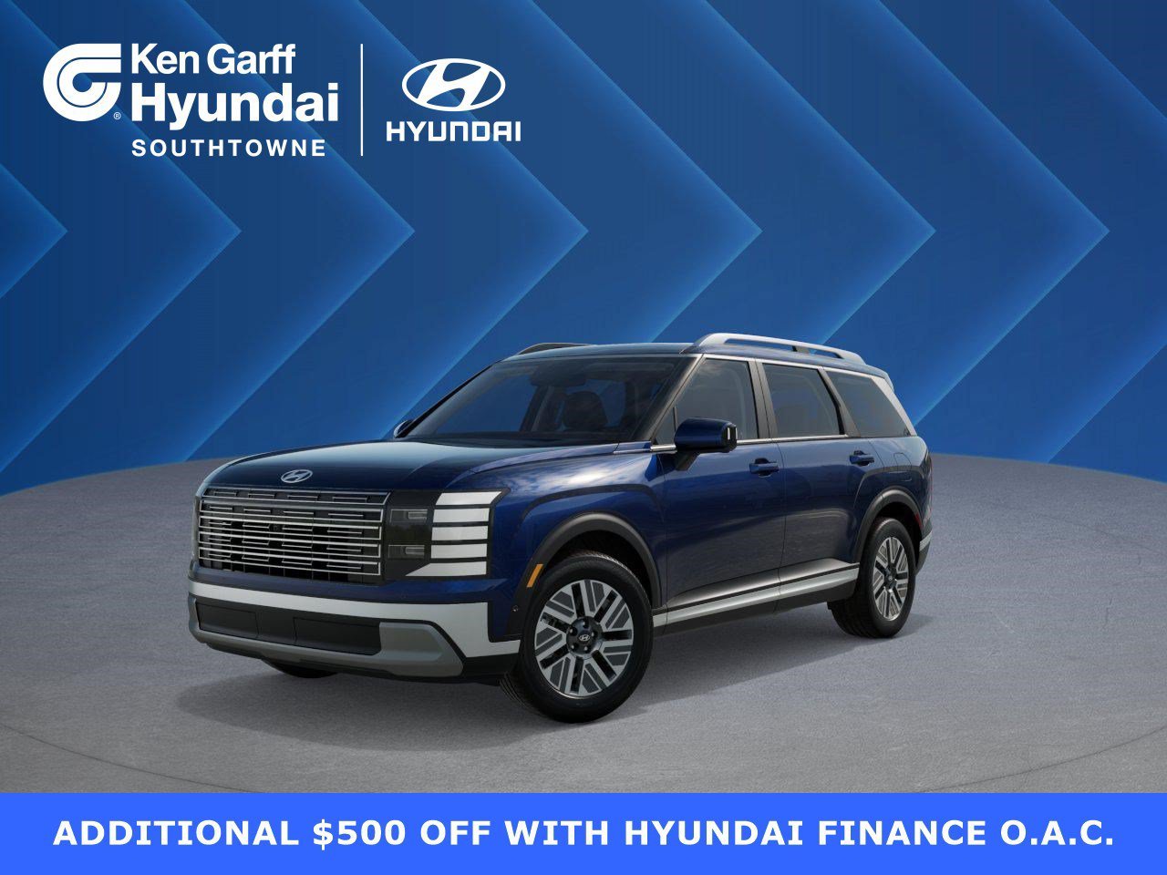 New 2026 Classy Blue Pearl Hyundai SEL Premium 8P image 1