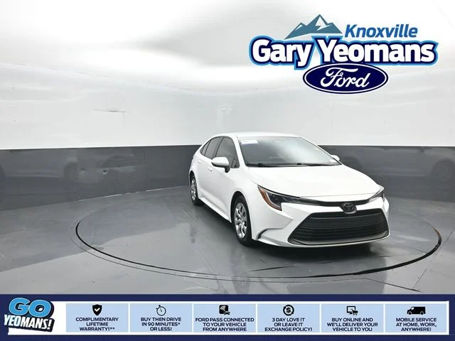 Used 2023 White Toyota LE image 1