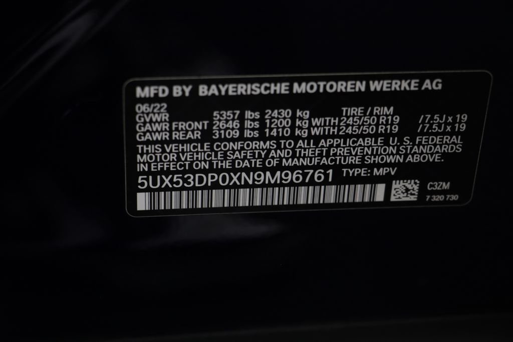Used 2022 Tanzanite Blue II Metallic BMW xDrive30i image 23