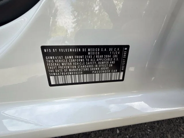Used 2025 Opal White Pearl Volkswagen 1.5T SEL image 16