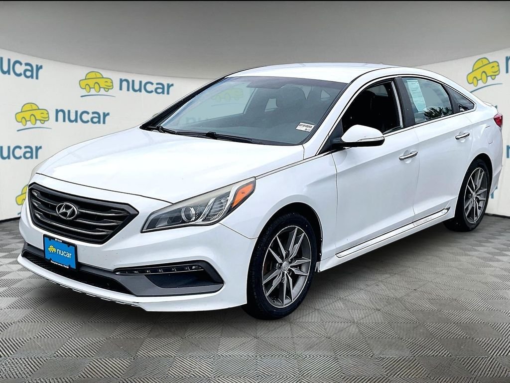 Used 2015 Quartz White Pearl Hyundai Sport 2.0T image 3