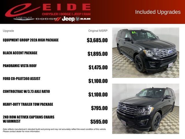 Used 2021 Black Ford XLT image 13