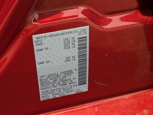 New 2026 Red Nissan 2.5 SV image 31