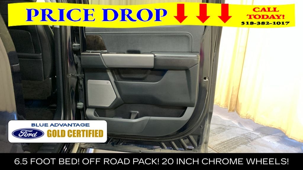 Certified Used 2022 Blue Metallic Ford Lariat image 14