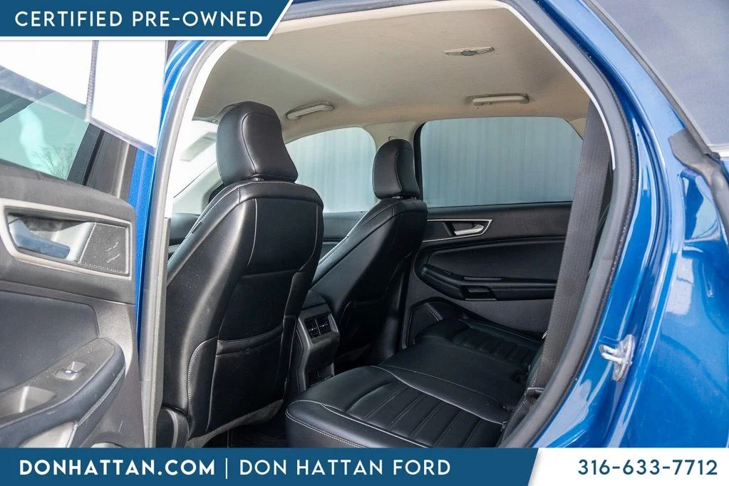 Certified Used 2022 Blue Ford SEL image 20