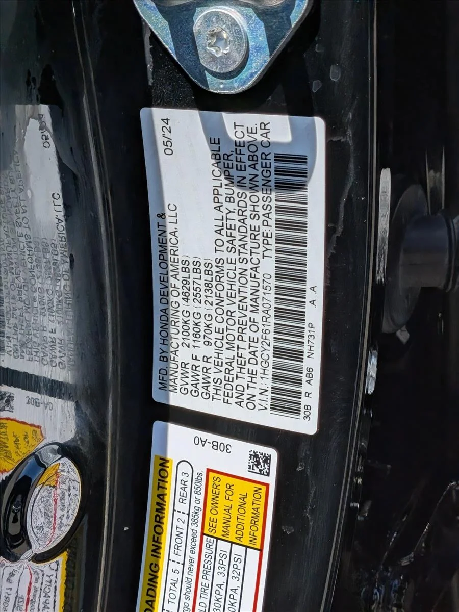 Used 2024 Black Honda EX-L image 24