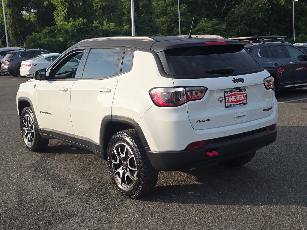 Used 2025 Bright White Clear Coat Jeep Trailhawk image 13