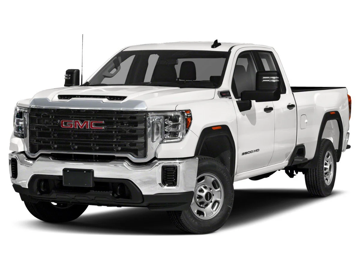 Used 2022 PACIFIC BLUE METALLIC GMC SLT image 1