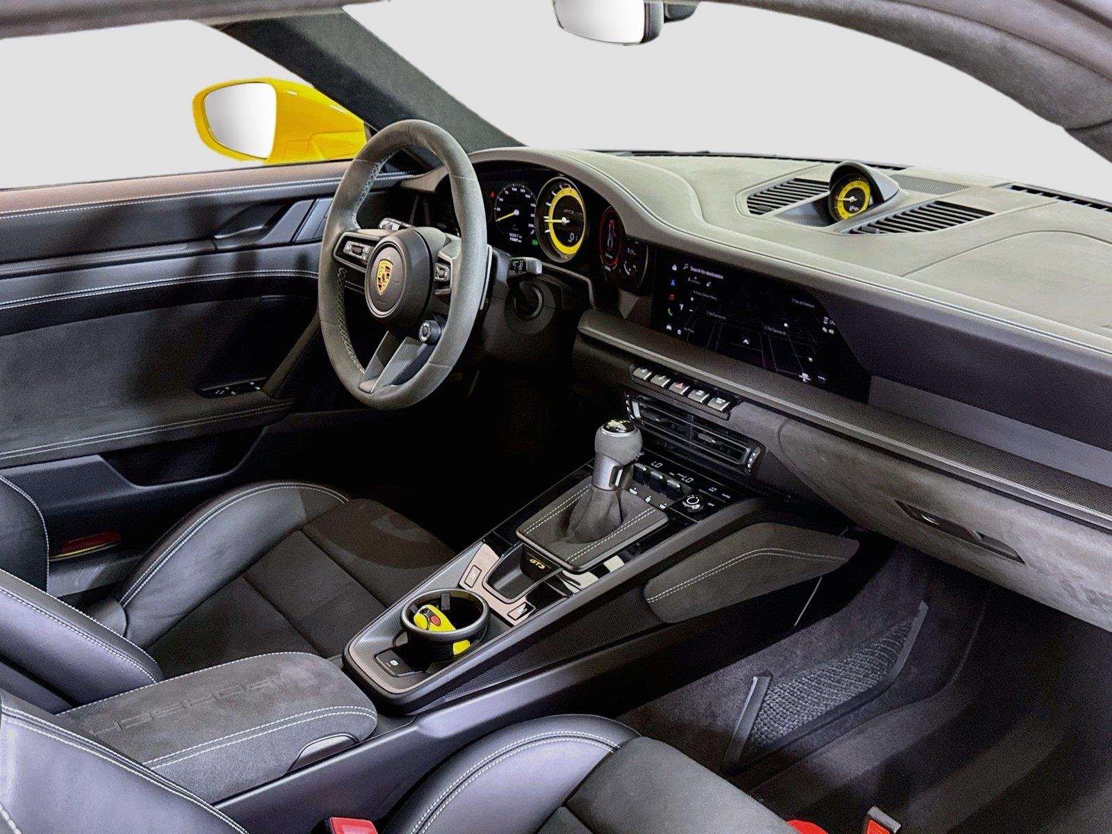 Used 2022 Racing Yellow Porsche GT3 | PCCB | PDLS+ | Matte Carbon Trim | Exclusive Design Taillights image 27