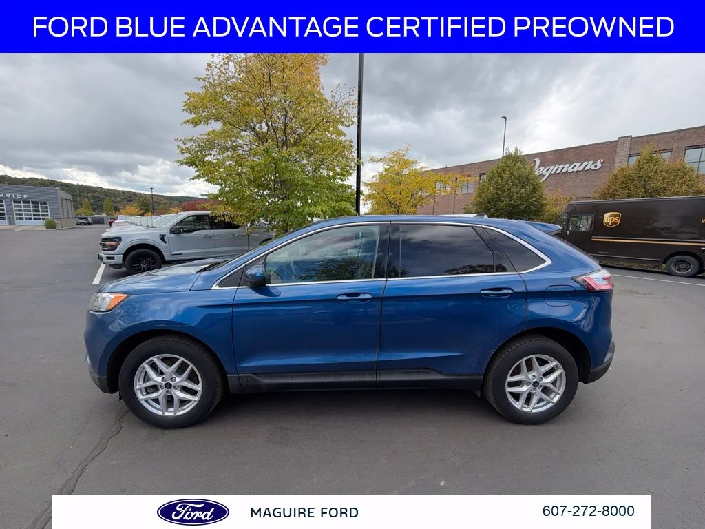 Used 2024 Blue Metallic Ford SEL image 8